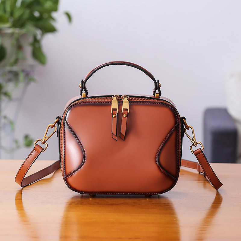 Chic Cube Bag Womens Leather Crossbody Bags Shoulder Bag for Women beautiful