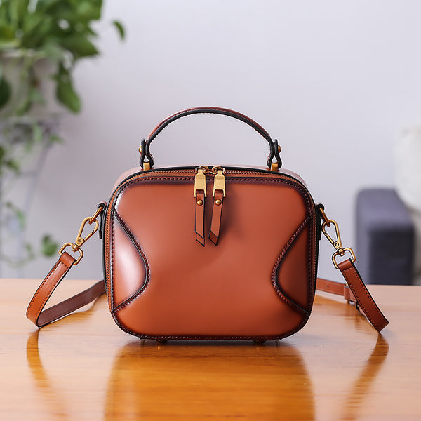 Chic Cube Bag Womens Leather Crossbody Bags Shoulder Bag for Women beautiful