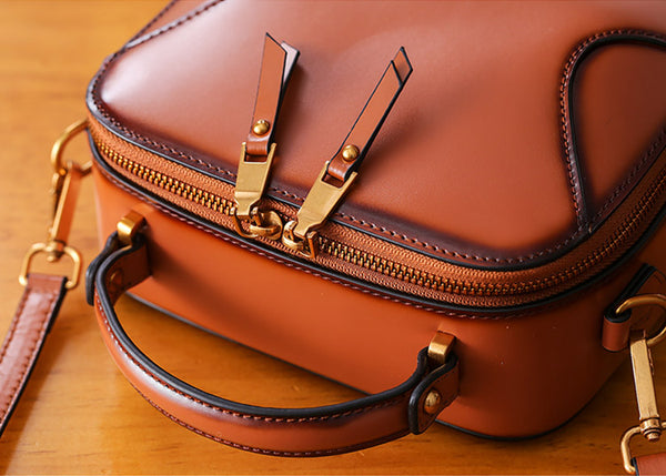 Chic Cube Bag Womens Leather Crossbody Bags Shoulder Bag for Women cowhide