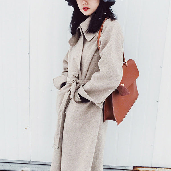 Chic Ladies Brown Leather Handbags Leather Shoulder Bag for Women beautiful