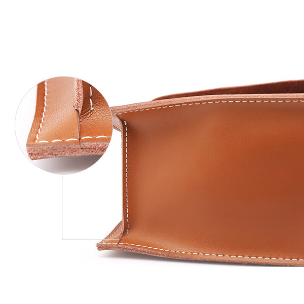 Chic Ladies Brown Leather Handbags Leather Shoulder Bag for Women stylish