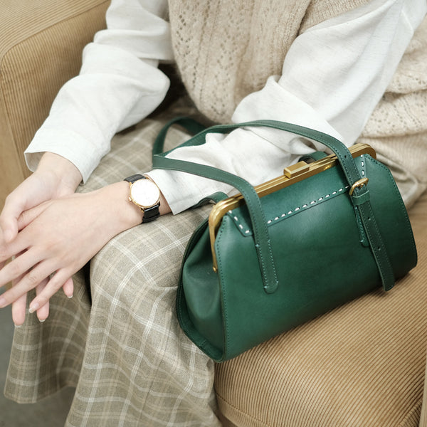 Chic Ladies Genuine Leather Cross Shoulder Bag Handbags For Women Affordable