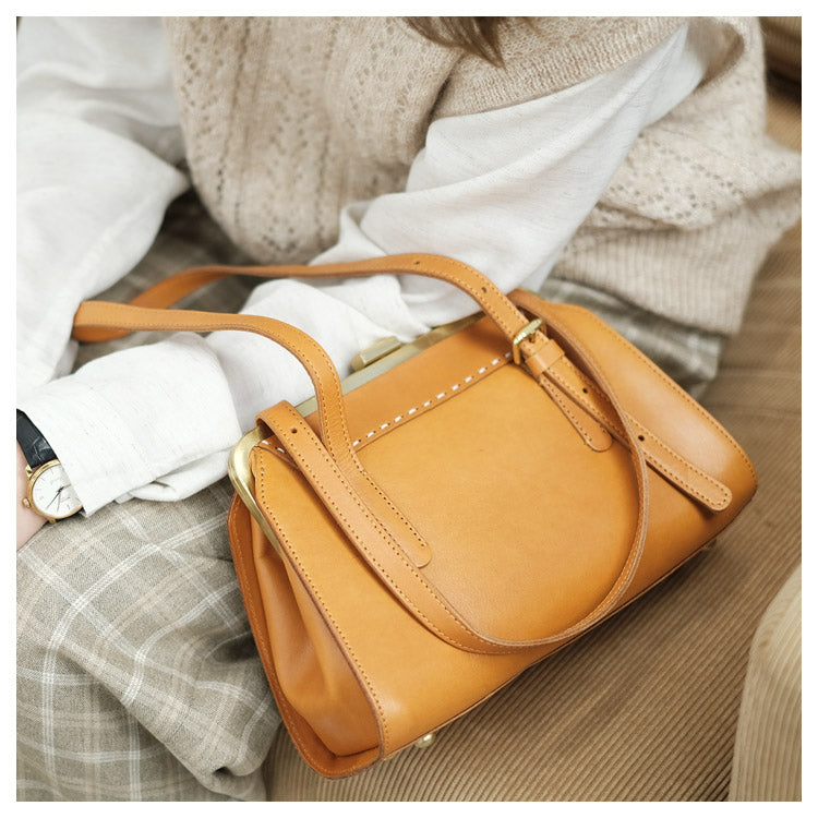 Chic Ladies Genuine Leather Cross Shoulder Bag Handbags For Women Accessories