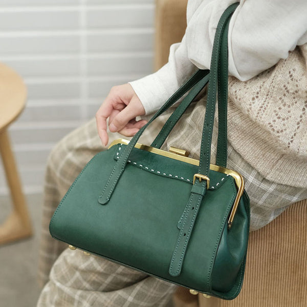 Chic Ladies Genuine Leather Cross Shoulder Bag Handbags For Women Cool