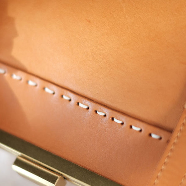 Chic Ladies Genuine Leather Cross Shoulder Bag Handbags For Women Durable