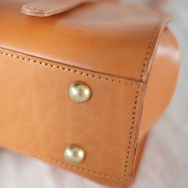 Chic Ladies Genuine Leather Cross Shoulder Bag Handbags For Women Handmade