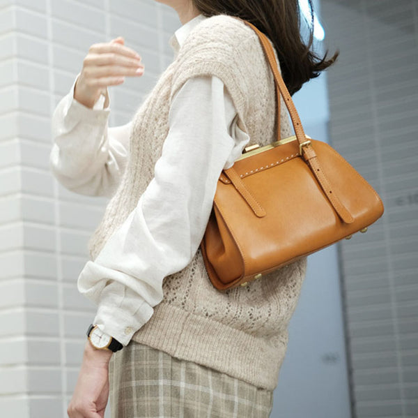 Chic Ladies Genuine Leather Cross Shoulder Bag Handbags For Women Nice