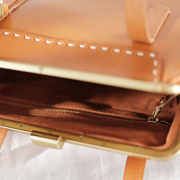 Chic Ladies Genuine Leather Cross Shoulder Bag Handbags For Women Stylish