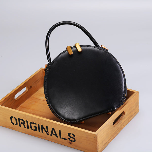 Chic Women Leather Circle Bag Crossbody Bags Handbags Purses for Women best