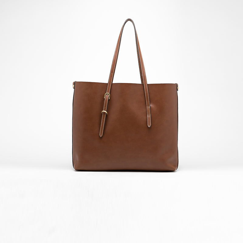 Chic Womens Brown Leather Tote Bag Leather Handbags for Women Accessories