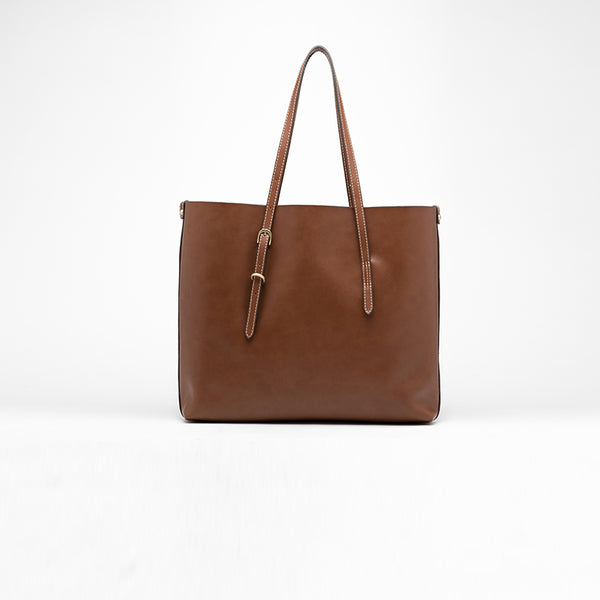 Chic Womens Brown Leather Tote Bag Leather Handbags for Women Accessories