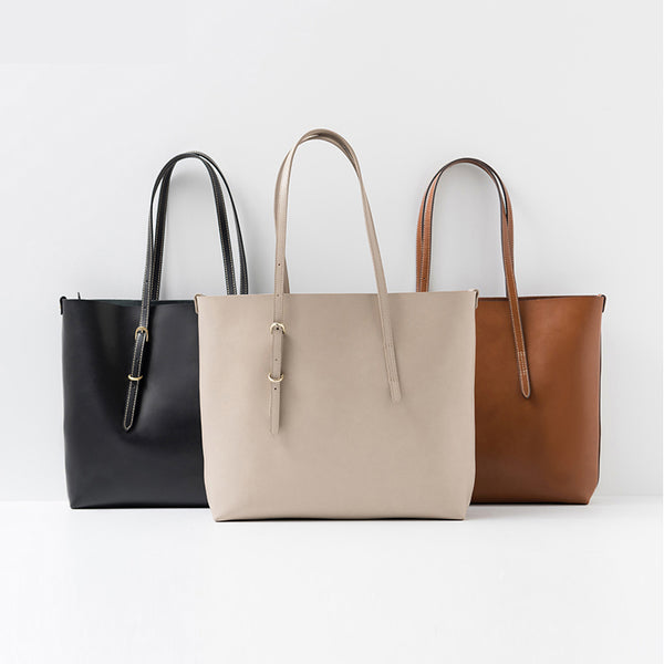 Chic Womens Brown Leather Tote Bag Leather Handbags for Women Boutique