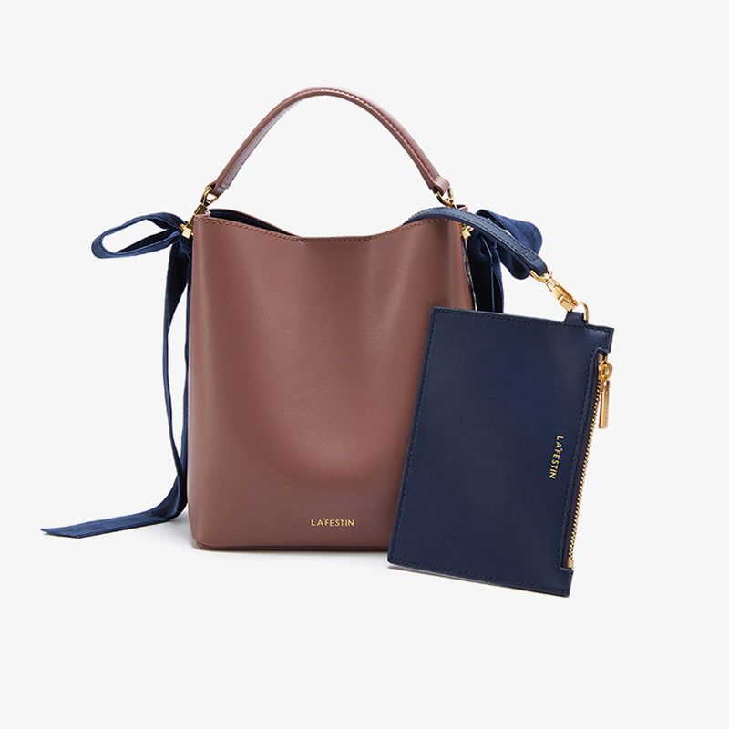 Chic Womens Bucket Bag Leather Handbags Crossbody Bags for Women Boutique