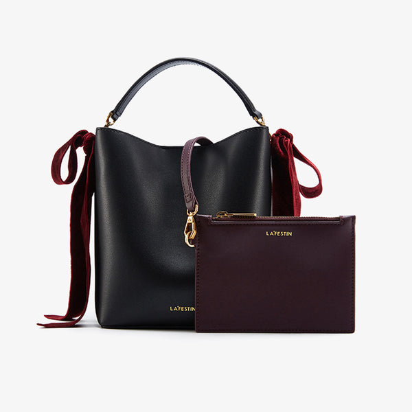 Chic Womens Bucket Bag Leather Handbags Crossbody Bags for Women chic