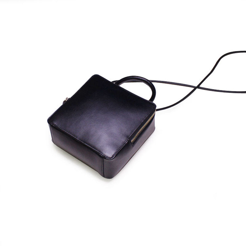 Chic Womens Cube Bag Leather Crossbody Bags Purse Handbags for Women Accessories