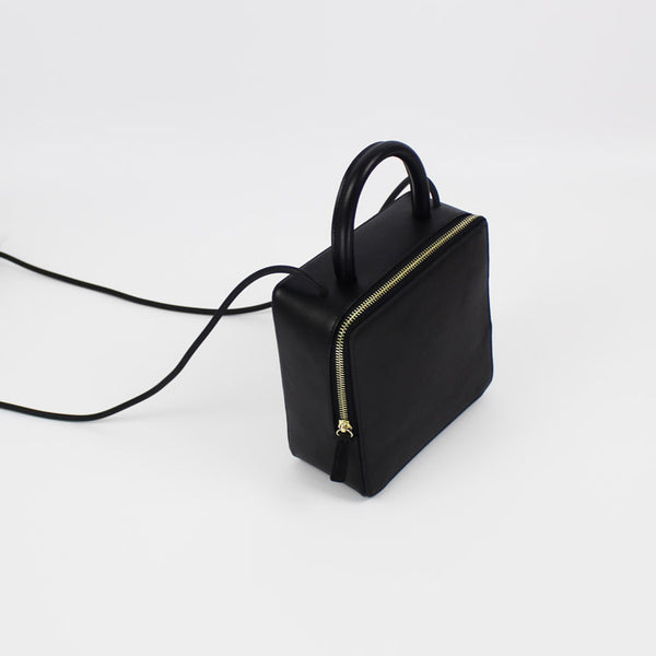 Chic Womens Cube Bag Leather Crossbody Bags Purse Handbags for Women Genuine Leather