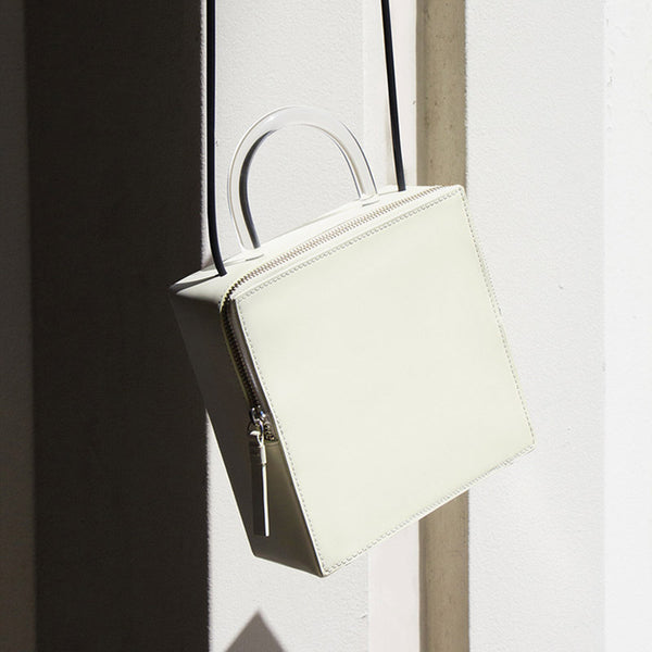 Chic Womens Cube Bag Leather Crossbody Bags Purse Handbags for Women best