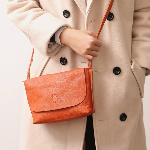 Chic Womens Leather Satchel Bag Small Crossbody Bags Purses for Women Original