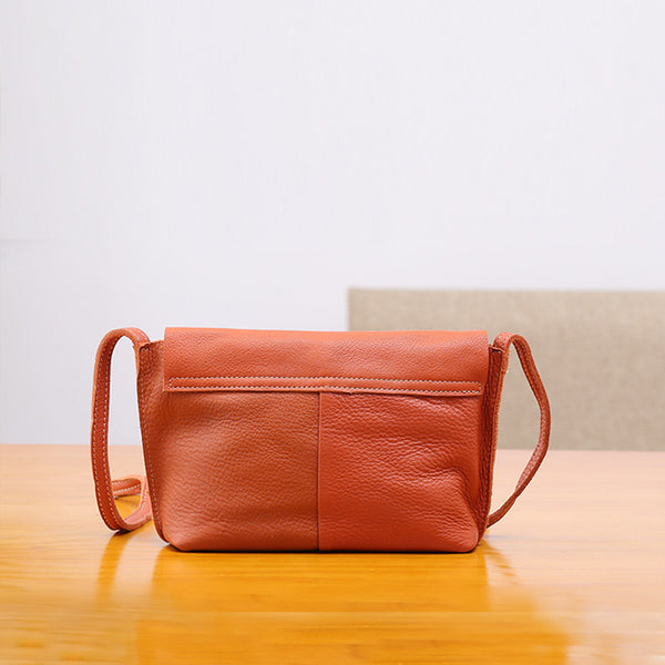 Chic Womens Leather Satchel Bag Small Crossbody Bags Purses for Women work bag