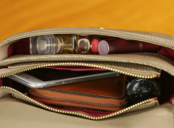 Chic Womens Small Leather Satchel Bag Crossbody Bags for Women cowhide