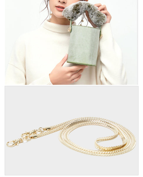 Chic Womens Wax Leather Crossbody Bucket Bag Handbags Purse for Women fashion