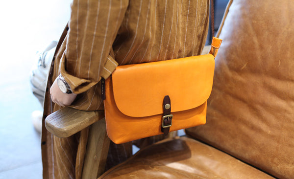 Classic Womens Green Leather Satchel Bag Crossbody Bags Shoulder Bag Minimalist