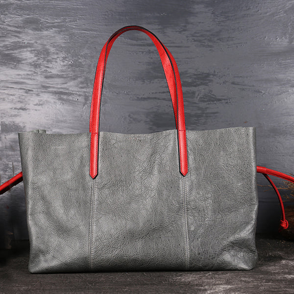 Classical Womens Genuine Leather Tote Bags Handbags Purses for Women beautiful
