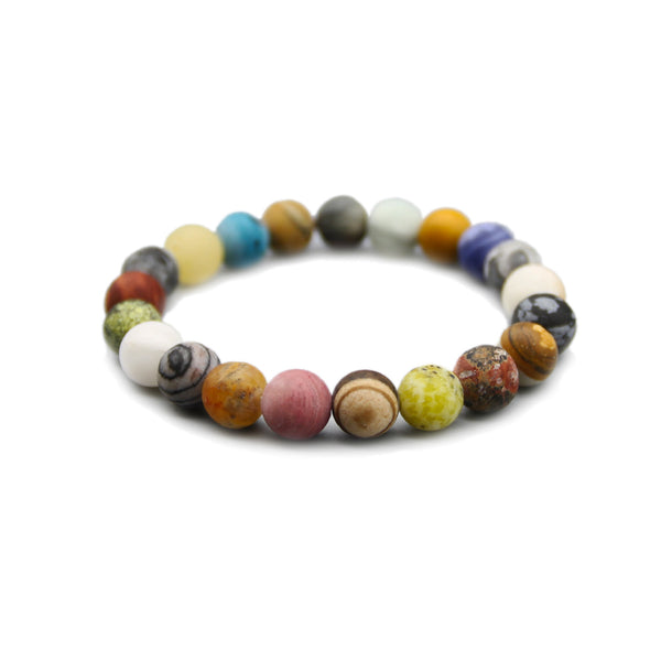 Colourful Beads Bracelet Handmade Couple Jewelry Accessories Women Men gift