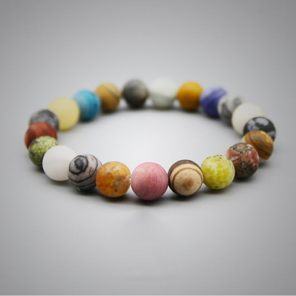 Colourful Beads Bracelet Handmade Couple Jewelry Accessories Women Men