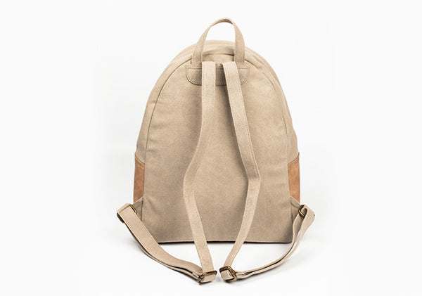Womens Cool Canvas And Vegan Leather Backpacks Rucksack Purse For Women Original