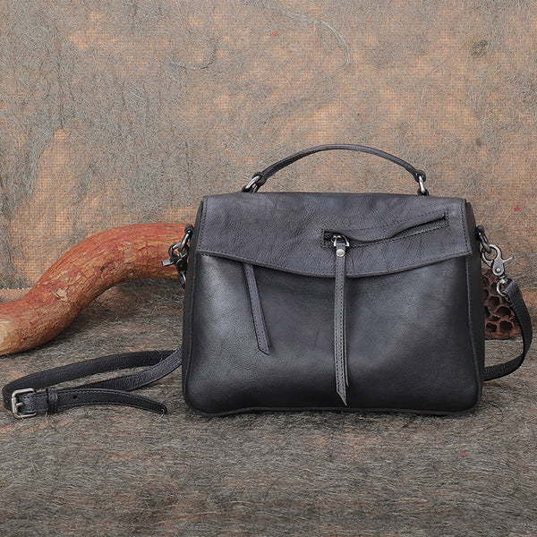 Womens Leather Satchel Bag Genuine Leather Handbags For Women