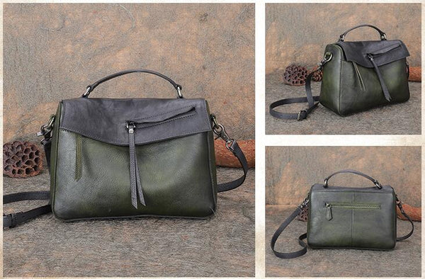 Cool Ladies Leather Over The Shoulder Bag Genuine Leather Handbags For Women