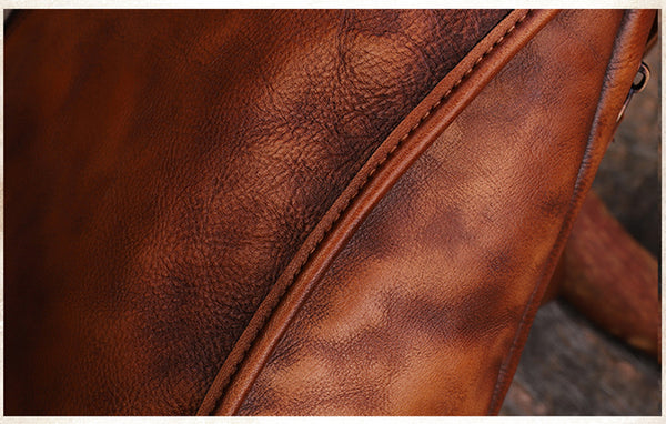 Cool Women's Leather Crossbody Chest Bag Small Sling Backpack Purse For Women Quality