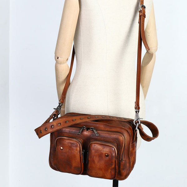 Cool Women's Leather Crossbody Sling Bags Purse Shoulder Bag for Women Cool