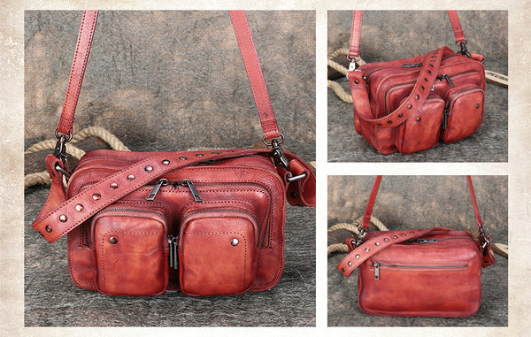 Cool Women's Leather Crossbody Sling Bags Purse Shoulder Bag for Women Details