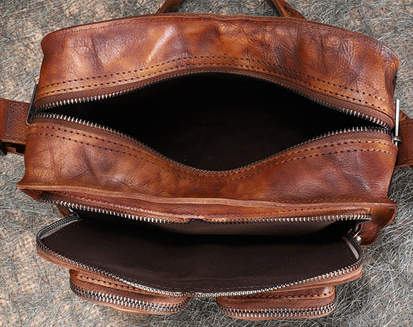 Cool Women's Leather Crossbody Sling Bags Purse Shoulder Bag for Women Inside