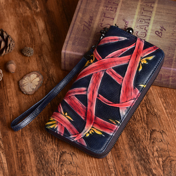 Cool Womens Genuine Leather Clutch Wallet Purse With Card Holder For Ladies