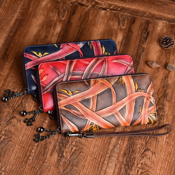 Cool Womens Genuine Leather Clutch Wallet Purse With Card Holder For Ladies Chic