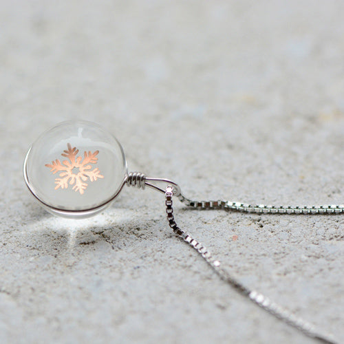 Crystal Pendant Necklace Silver Unique Handmade Jewelry Women beautiful