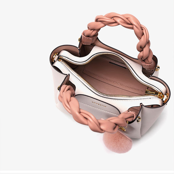 Cute Bucket Bag Womens Leather Handbags Tote Bag Crossbody Bags