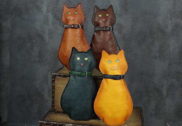 Cute Cat-Shaped Chest Sling Bag Cross Shoulder Bag For Women