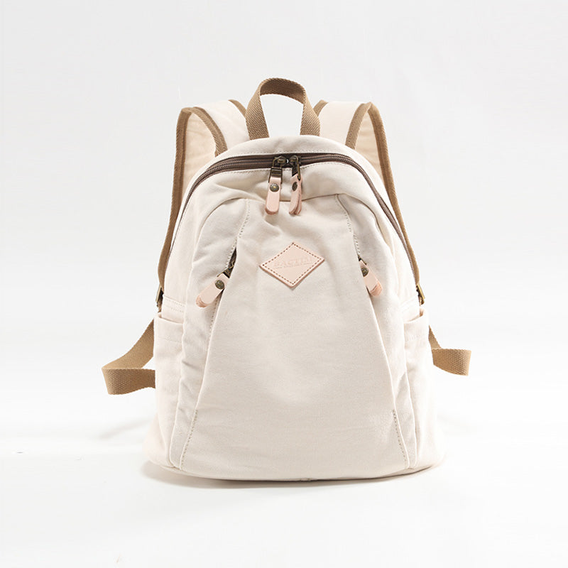 Cute Ladies Black Backpack Canvas Rucksack Purse For Women Aesthetic