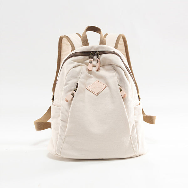 Cute Ladies Black Backpack Canvas Rucksack Purse For Women Aesthetic