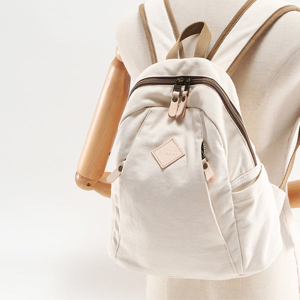 Cute Ladies Black Backpack Canvas Rucksack Purse For Women Badass