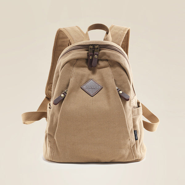 Cute Ladies Black Backpack Canvas Rucksack Purse For Women Beautiful