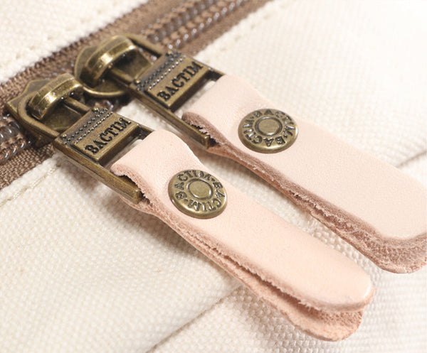 Cute Ladies Black Backpack Canvas Rucksack Purse For Women Details