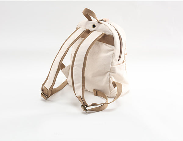 Cute Ladies Black Backpack Canvas Rucksack Purse For Women Gift