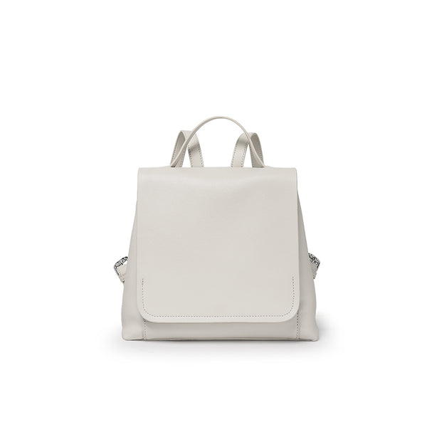 Cute Ladies Leather Flap Backpack Bag Purse Small Rucksack  for Women Chic
