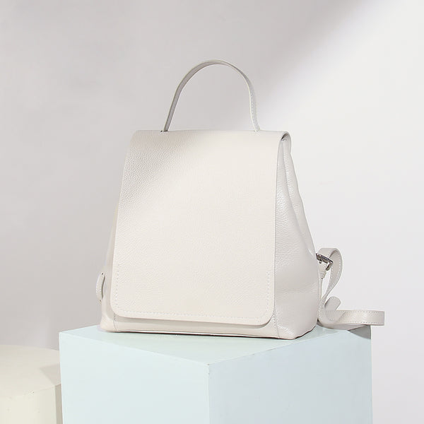 Cute Ladies Leather Flap Backpack Bag Purse Small Rucksack  for Women Cool