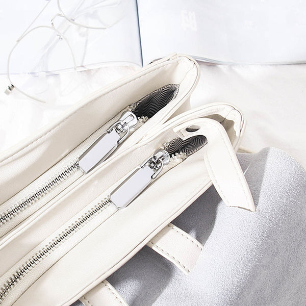 Cute Ladies Leather Flap Backpack Bag Purse Small Rucksack  for Women Nice